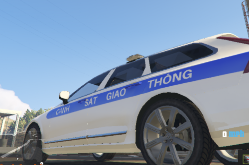 Vietnam CSGT Police Volvo V90